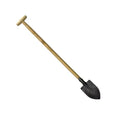 DeWit Junior Pointed Spade with T-Handle  Lightweight, Durable Gardening Tool