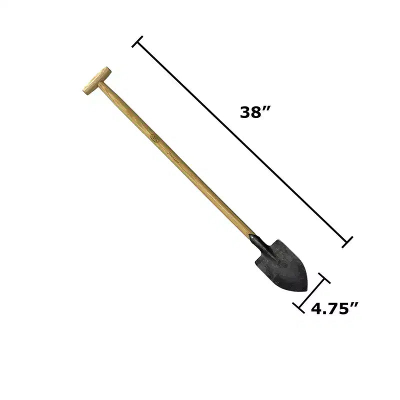 Bêche pointue avec poignée en T Outil de jardinage léger et durable