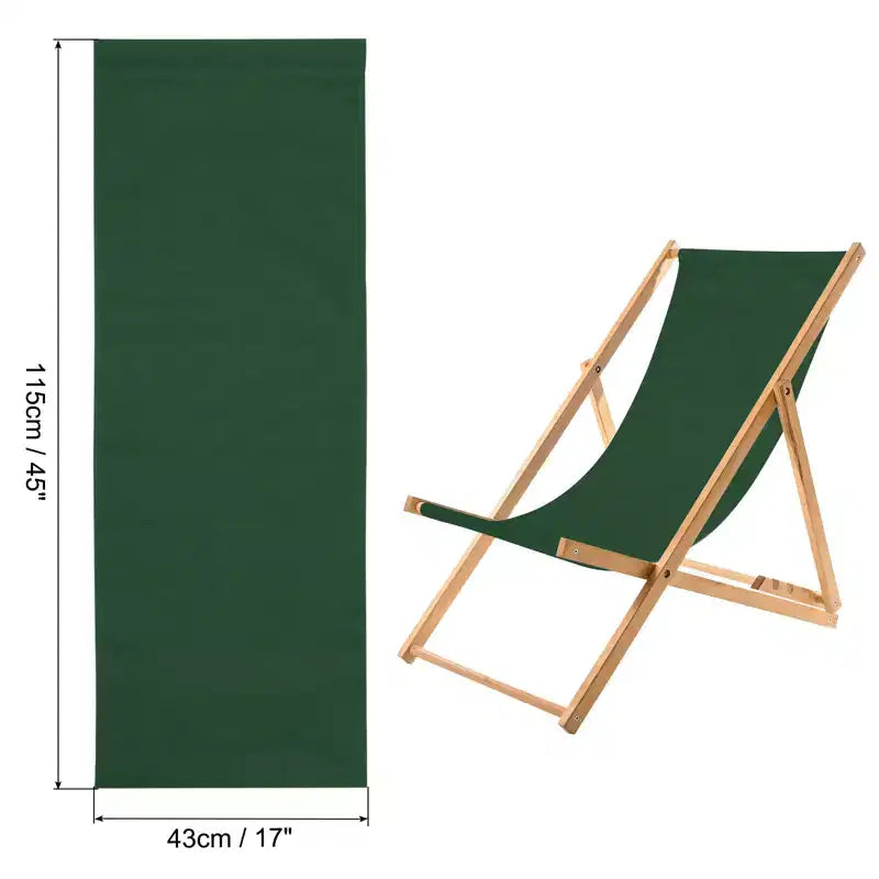 Toile Oxford de rechange imperméable et durable pour chaise 17 x 45 (1 pièce)