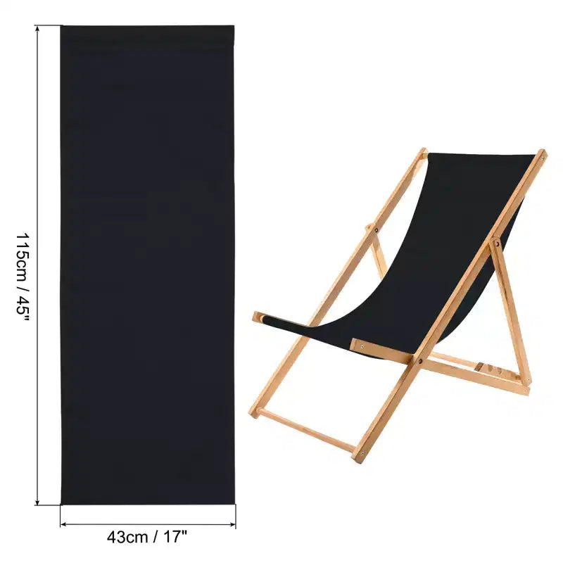 Toile Oxford de rechange imperméable et durable pour chaise 17 x 45 (1 pièce)