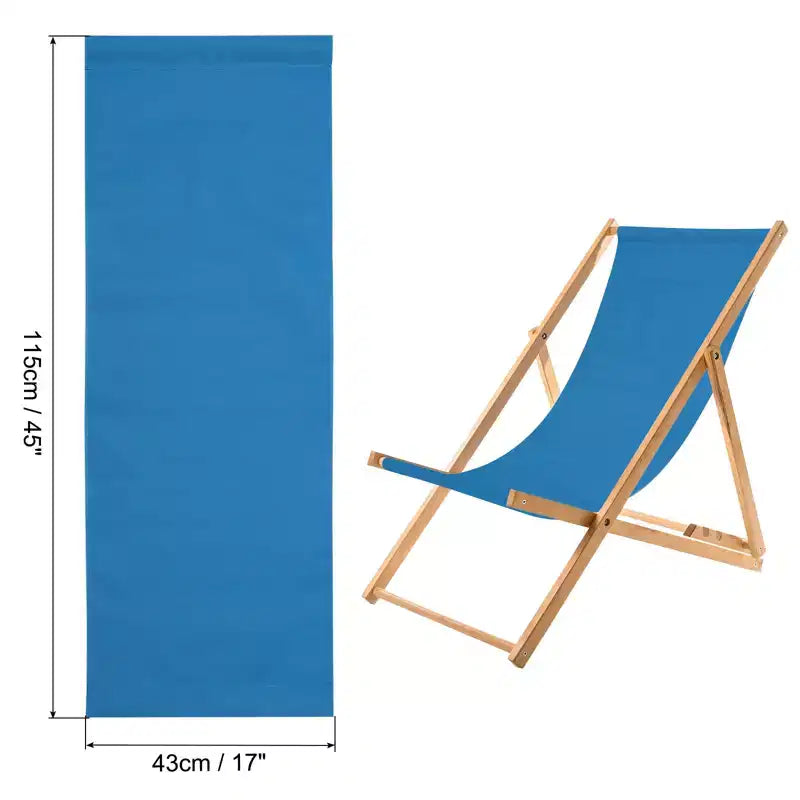 Toile Oxford de rechange imperméable et durable pour chaise 17 x 45 (1 pièce)