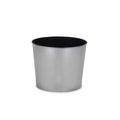 HomeRoots 7 Silver Recycled Plastic Indoor Outdoor Round Pot Planter
