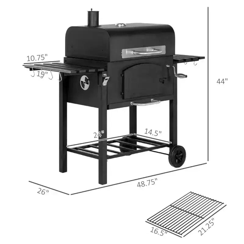 Gril de camping / Barbecue portable au charbon de bois