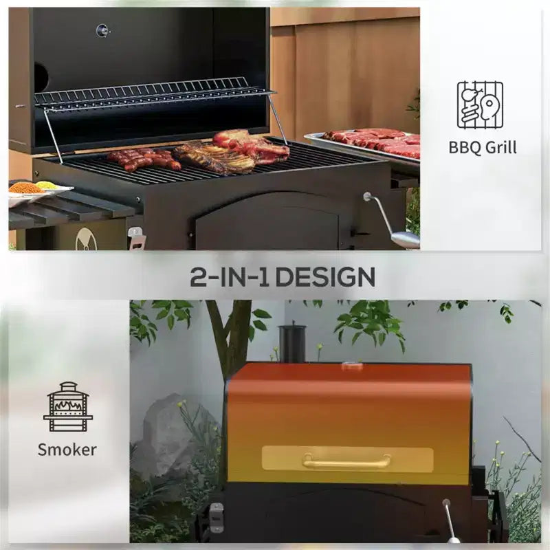 Gril de camping / Barbecue portable au charbon de bois