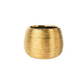 Home Collection 4Pcs Round Gold Metallic Ceramic Succulent Pots 3