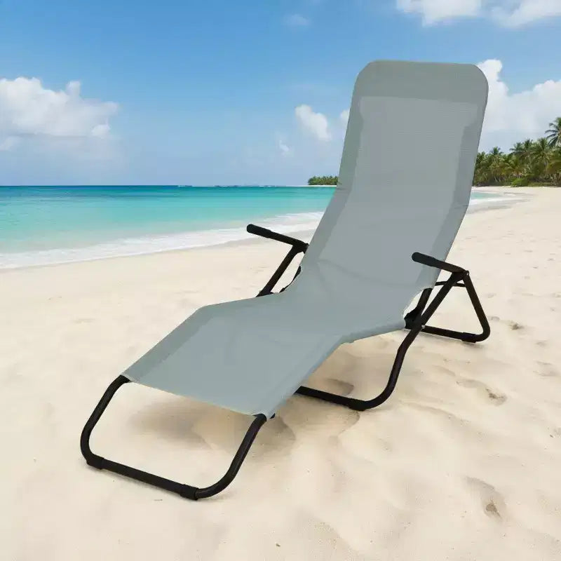 Fauteuil de jardin inclinable pliant zéro gravité à bascule