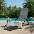 Fauteuil de jardin inclinable pliant zéro gravité à bascule