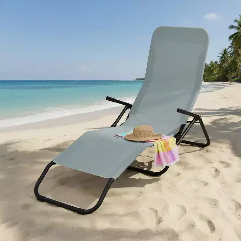 Fauteuil de jardin inclinable pliant zéro gravité à bascule