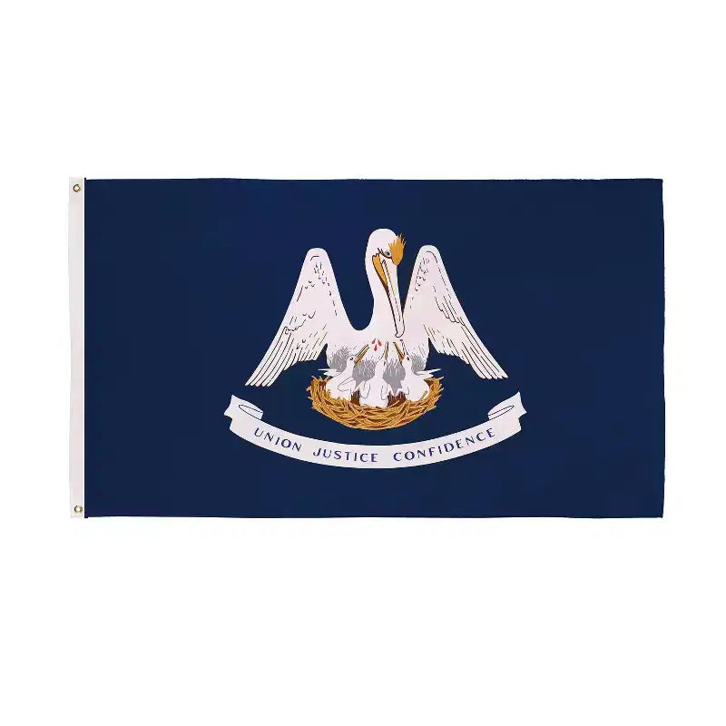 Drapeau double face 3x5 pieds, 3 plis pour l'extérieur avec œillets, Drapeaux d'État américains pour jardin extérieur, terrasse, décoration murale intérieure