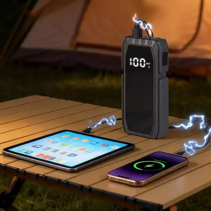 Démarreur autonome, 1500A en crête, Pack batterie de démarrage pour voiture, Booster portable au lithium 12V