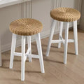 Alaterre Furniture Set of 2 Barstools, White