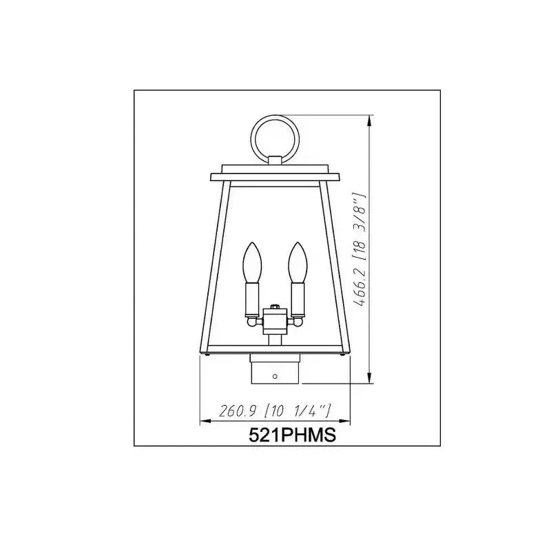 Lampadaire Noir