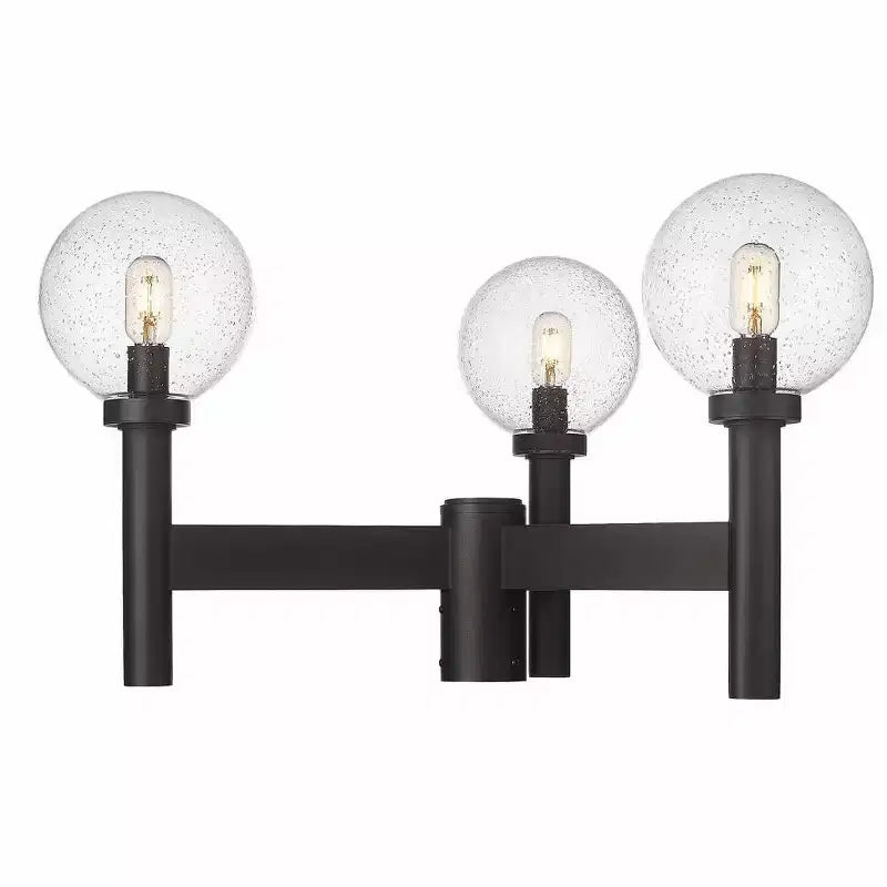 Z-Lite Laurent 3 - Light Post Light in Black