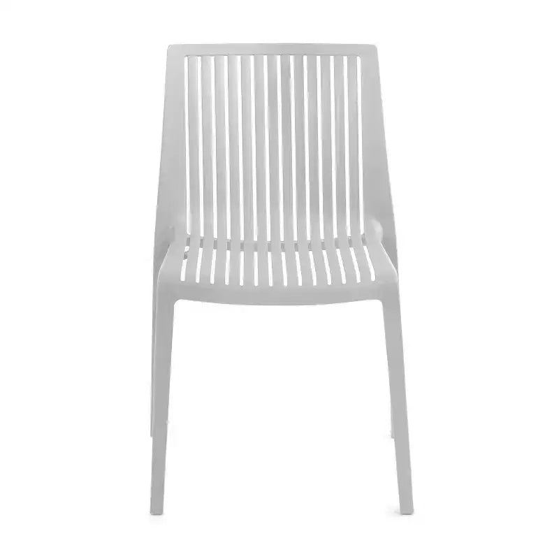 Chaises de salle à manger empilables modernes en résine plastique pour l'extérieur/l'intérieur