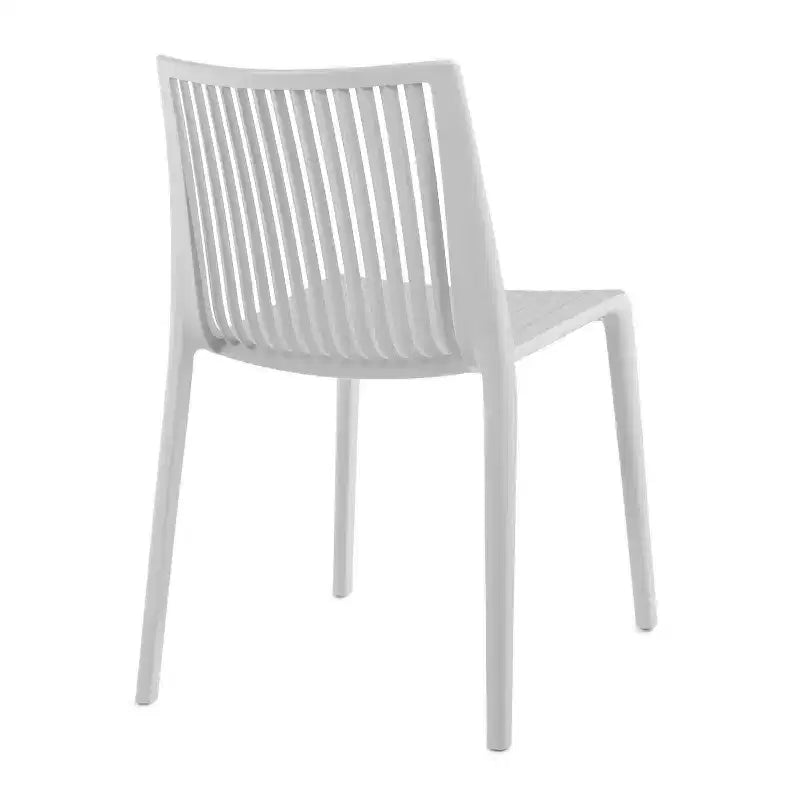 Chaises de salle à manger empilables modernes en résine plastique pour l'extérieur/l'intérieur
