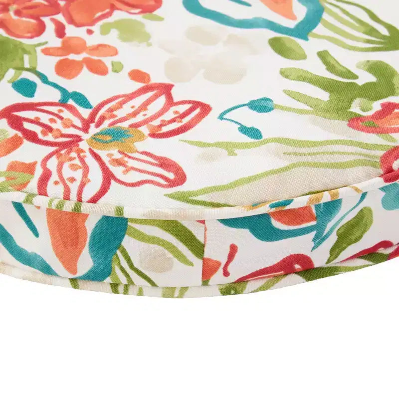 Coussin de chaise d'extérieur rond de 45 cm