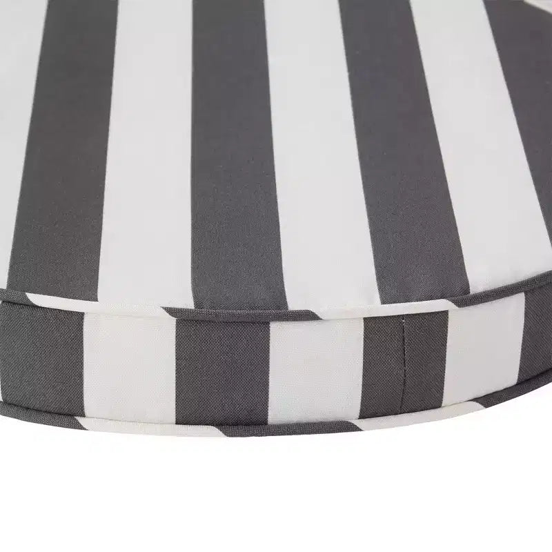 Coussin de chaise d'extérieur rond de 45 cm