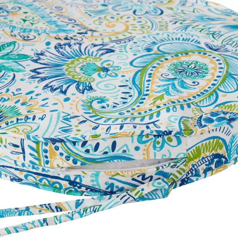 Coussin de chaise d'extérieur rond de 45 cm