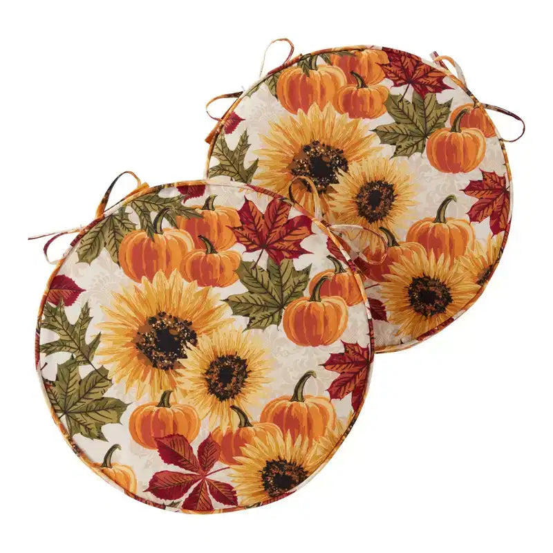 Coussin de chaise d'extérieur rond de 45 cm