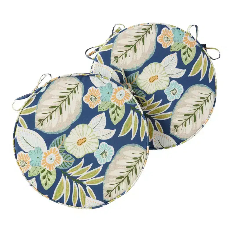Coussin de chaise d'extérieur rond de 45 cm