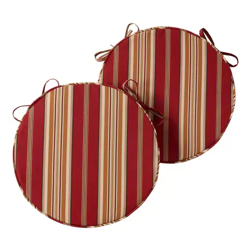 Coussin de chaise d'extérieur rond de 45 cm