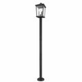Z-Lite Beacon 3 - Light Post Light in Black