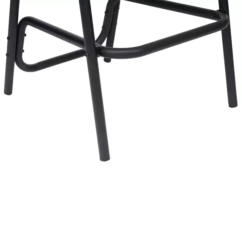 Tabouret de bar en rotin style restaurant d'extérieur